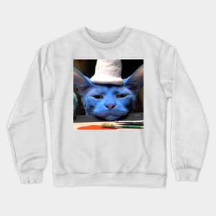 Furrylicious Smurf Cat Crewneck Sweatshirt